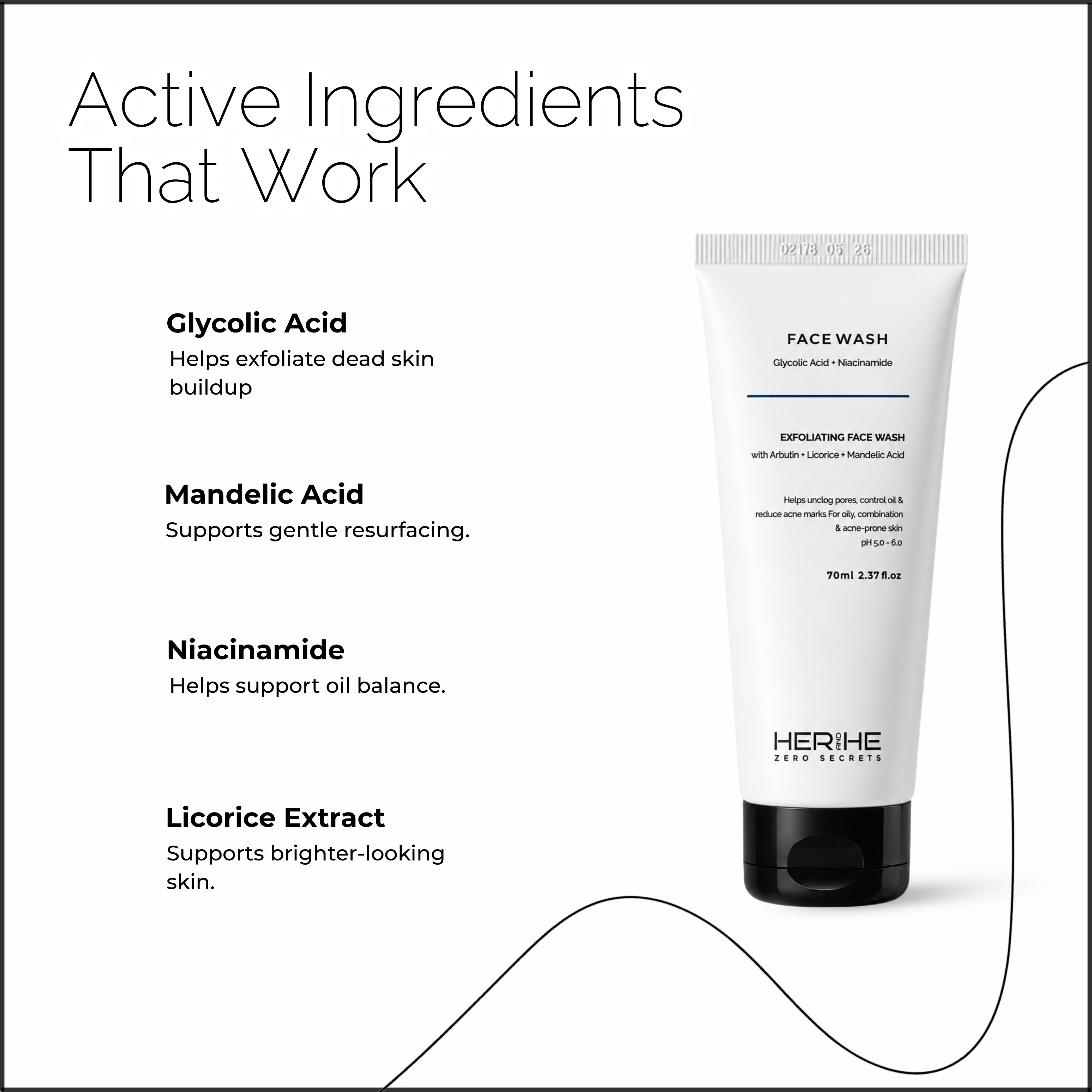 Exfoliating Face Wash 70ML
