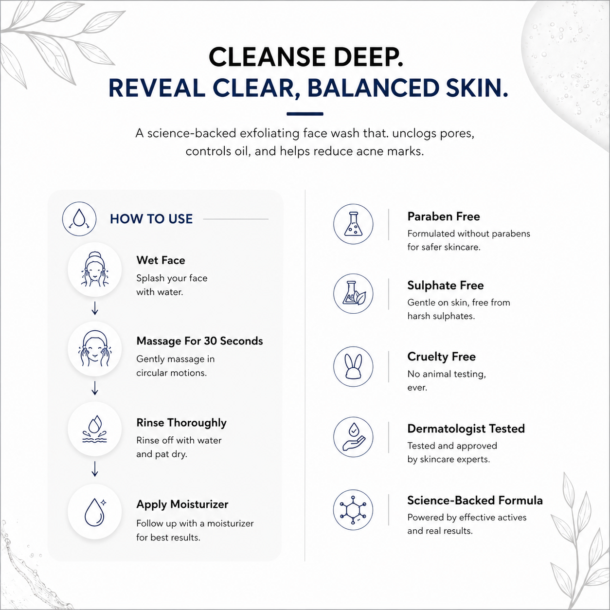 Exfoliating Face Wash 70ML